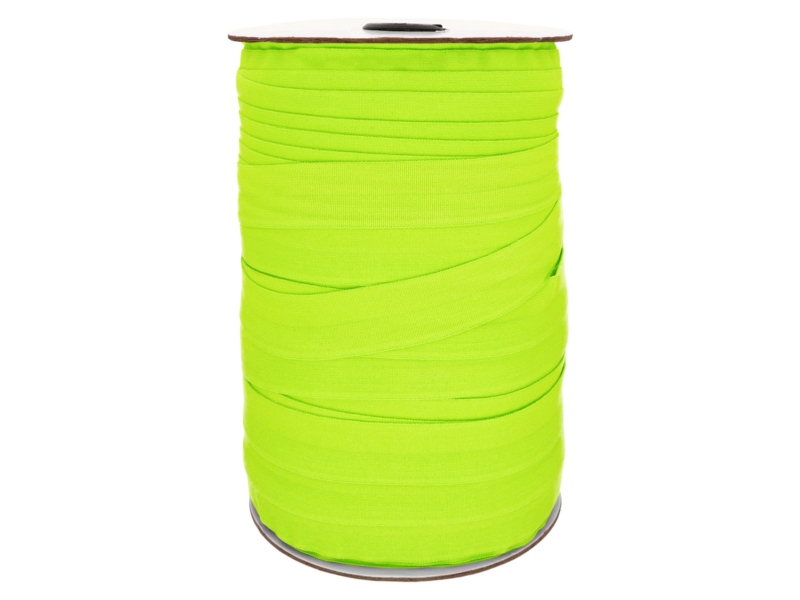 Fold-over elastic 20 mm /0,65 mm yellow neon (100)
