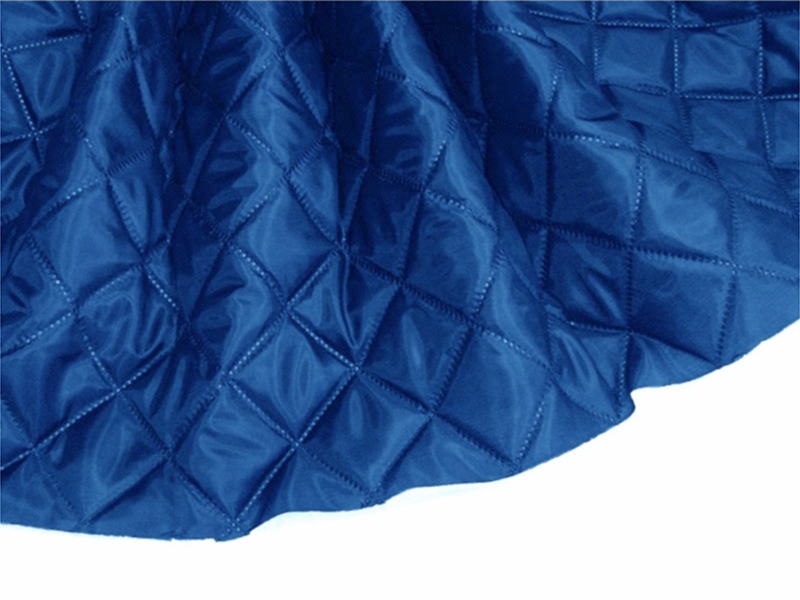 QUILTED POLYESTER  LINING FABRIC  180T (580) BLUE 150 CM&nbspMB