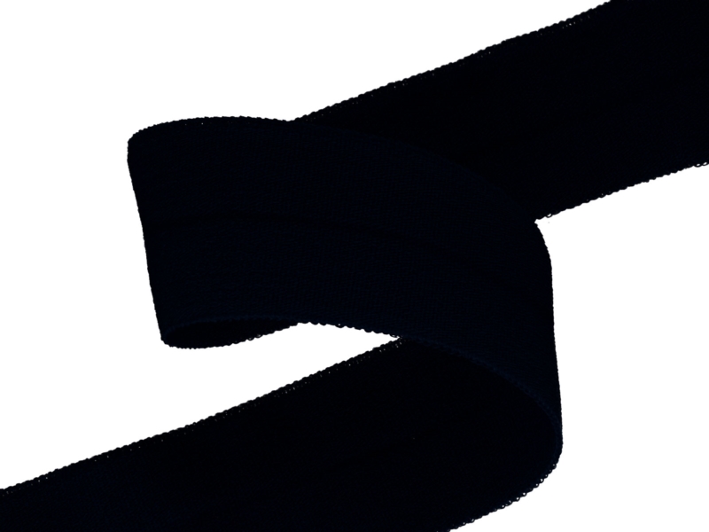 Fold-over elastic 20 mm /0,65 mm navy blue (058)