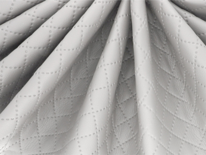 IMITATION QUILTED LEATHER STARS&nbspLIGHT GREY&nbsp140 CM 1 MB