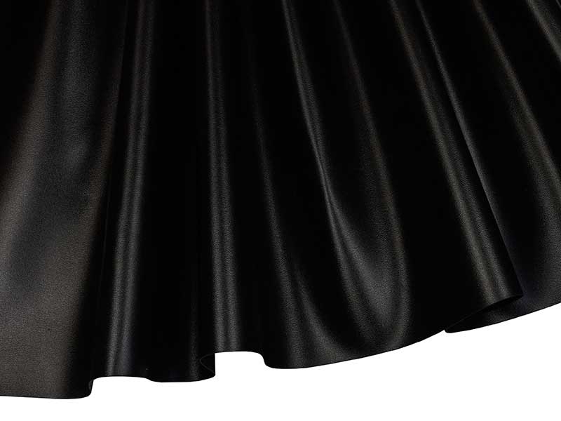 POLYESTER FABRIC MICROFIBRA BLACK 580 148 CM&nbsp25 MB