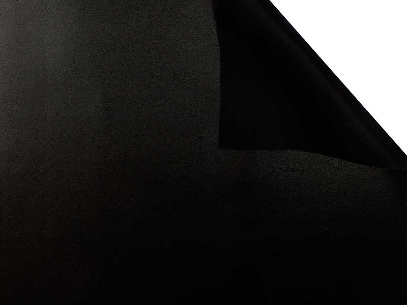 POLYESTER FABRIC MICROFIBRA BLACK 580 148 CM&nbsp25 MB