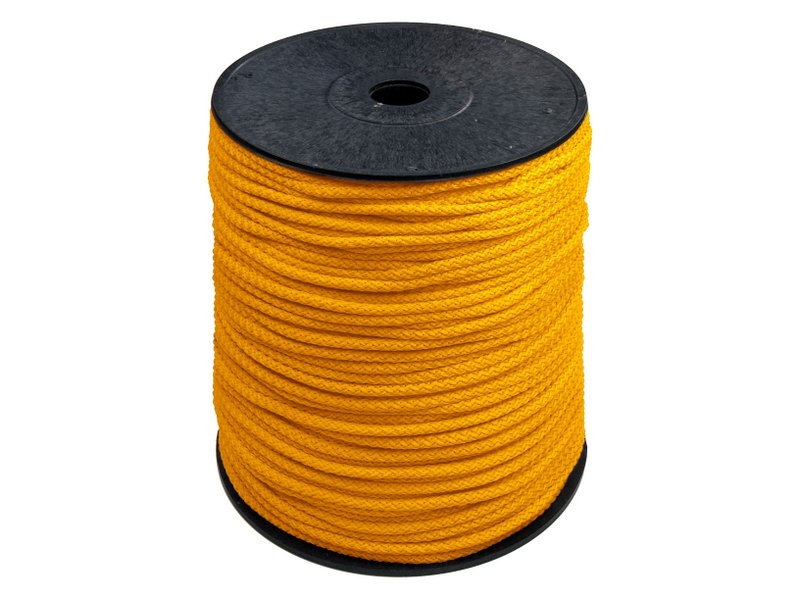 Sznurek poliestrowy 5,5 mm żółty (506) EU Sznurek poliestrowy 5,5 mm żółty (506) EU