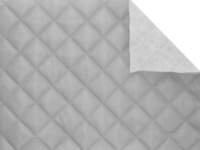 Podszewka pikowana karo 5x5 cm  (134) szara