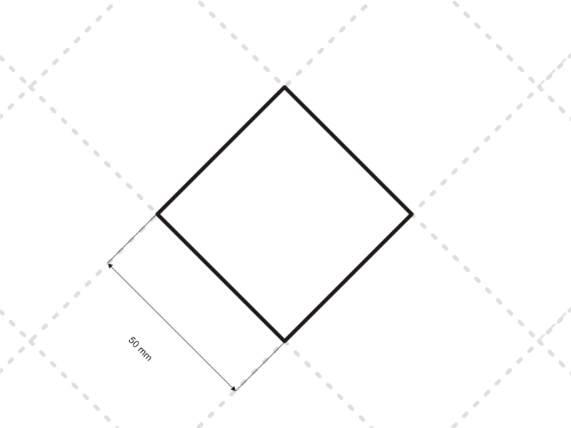 Podszewka pikowana karo 5x5 cm  (134) szara
