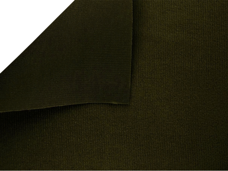 STRICKWARE TYP KLETTE  OLIVGRÜN  305 150 CM  POLYESTER