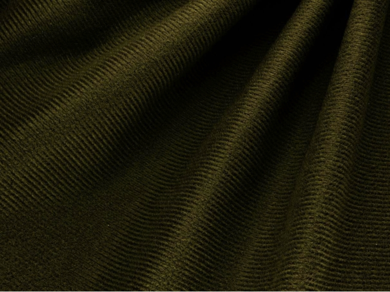 STRICKWARE TYP KLETTE  OLIVGRÜN  305 150 CM  POLYESTER