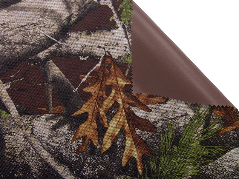 Polyester fabric premium 600d*300d waterproof pvc-f covered forest 9 150 cm