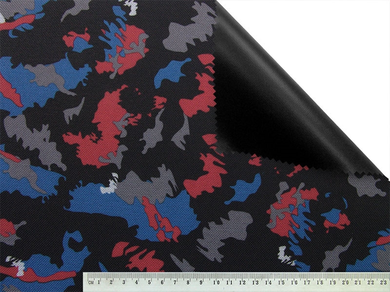 Polyester fabric premium 600d*300d waterproof pvc-f covered camouflage 11 150  cm