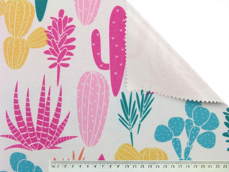 Polyester fabric premium 600d*300d waterproof pvc-f covered cacti 12 150 cm