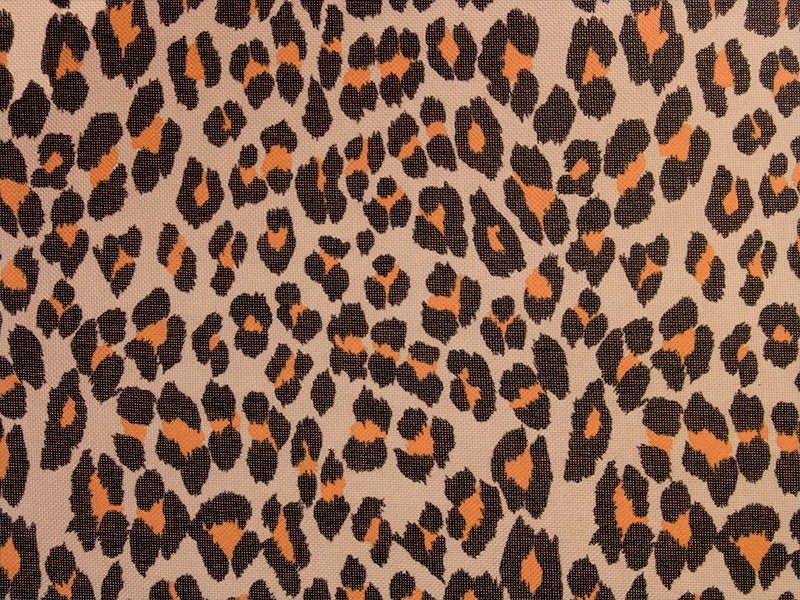 Polyester fabric premium 600d*300d waterproof pvc-f covered leopard print 17 150 cm