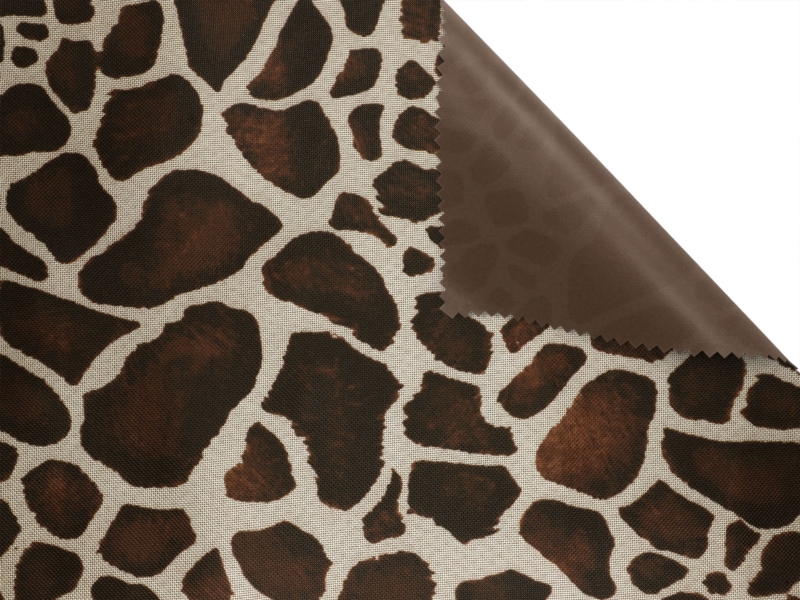 Polyester fabric premium 600d*300d waterproof pvc-f covered giraffe 22 150 cm