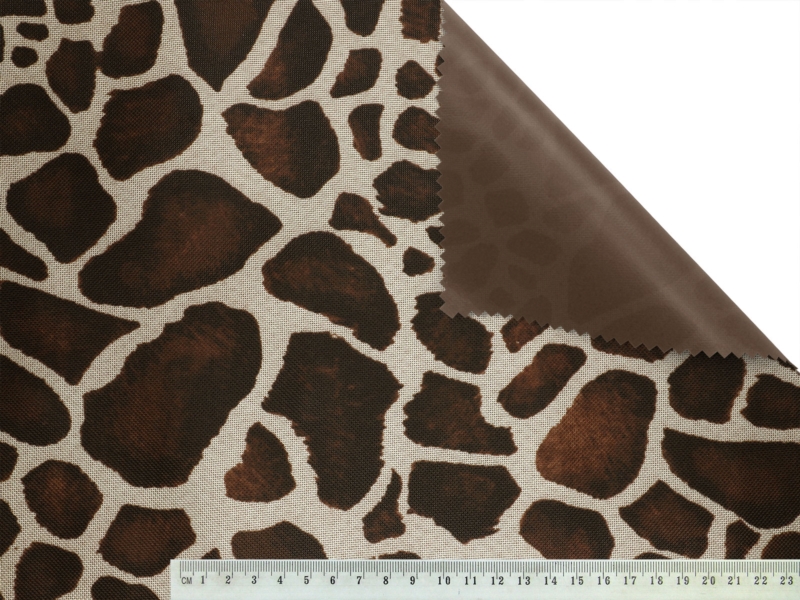 Polyester fabric premium 600d*300d waterproof pvc-f covered giraffe 22 150 cm