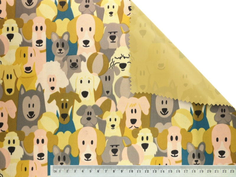 Polyester fabric premium 600d*300d waterproof pvc-f covered dogs 25