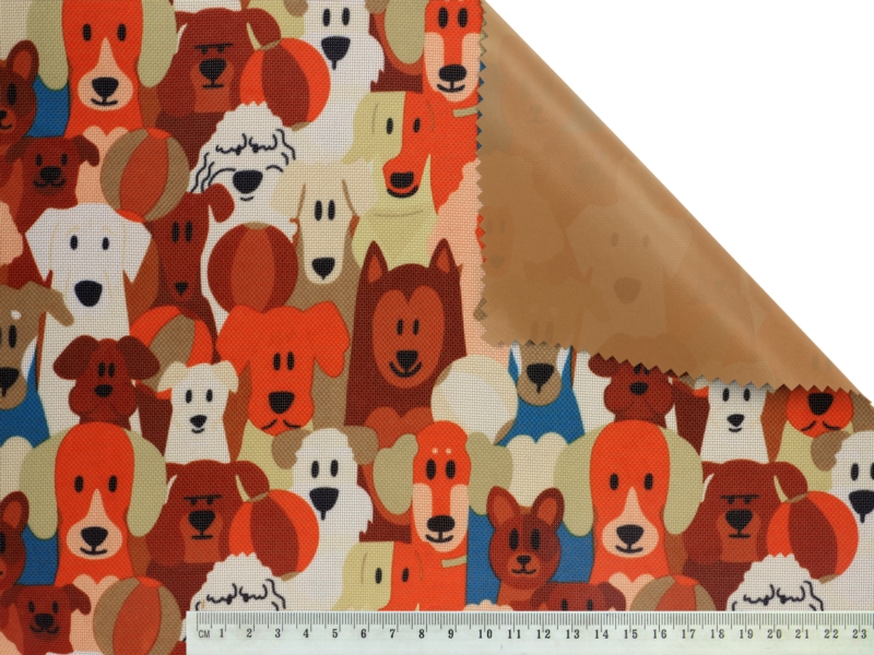 Polyester-stoff   premium  600d*300d wasserdicht pvc-f-beschichtet Hunde 24 150 cm
