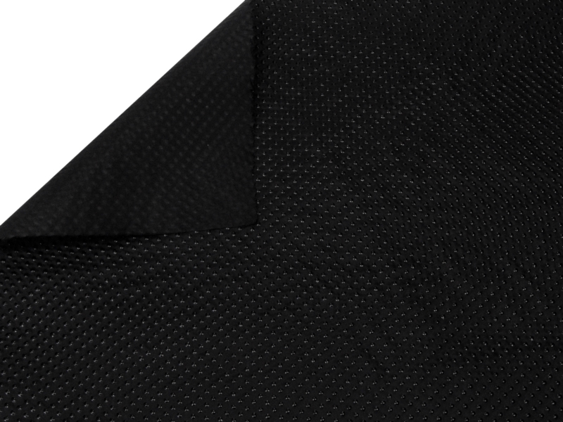 ANTI-SLIP POLYESTER FABRIC 420D PU COVERED REACH BLACK 580150 CM MB
