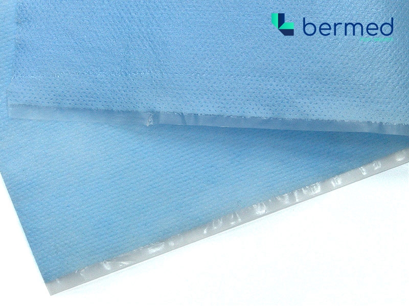 BERMED MEDICAL PROTECTIVE LAMINATE 53 G/M2 BLUE (EN 14126) 50 M BERMED MEDICAL PROTECTIVE LAMINATE 53 G/M2 BLUE (EN 14126) 50 M