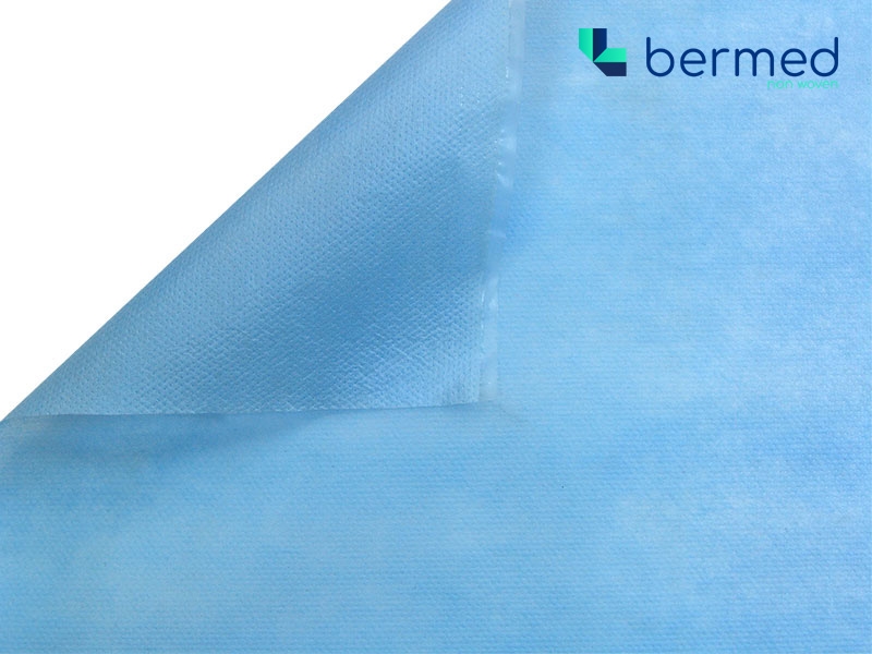 BERMED MEDICAL PROTECTIVE LAMINATE 53 G/M2 BLUE (EN 14126) 50 M BERMED MEDICAL PROTECTIVE LAMINATE 53 G/M2 BLUE (EN 14126) 50 M