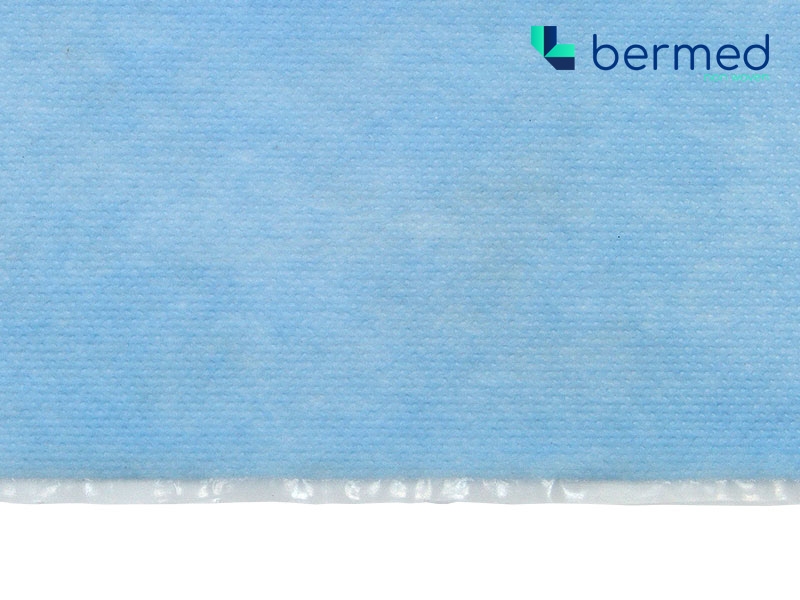 BERMED MEDICAL PROTECTIVE LAMINATE 53 G/M2 BLUE (EN 14126) 50 M BERMED MEDICAL PROTECTIVE LAMINATE 53 G/M2 BLUE (EN 14126) 50 M