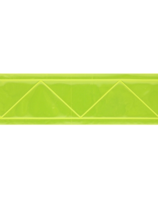 Taśma odblaskowa pryzmatyczna trójkąty 50 mm (1005) neon żółty
