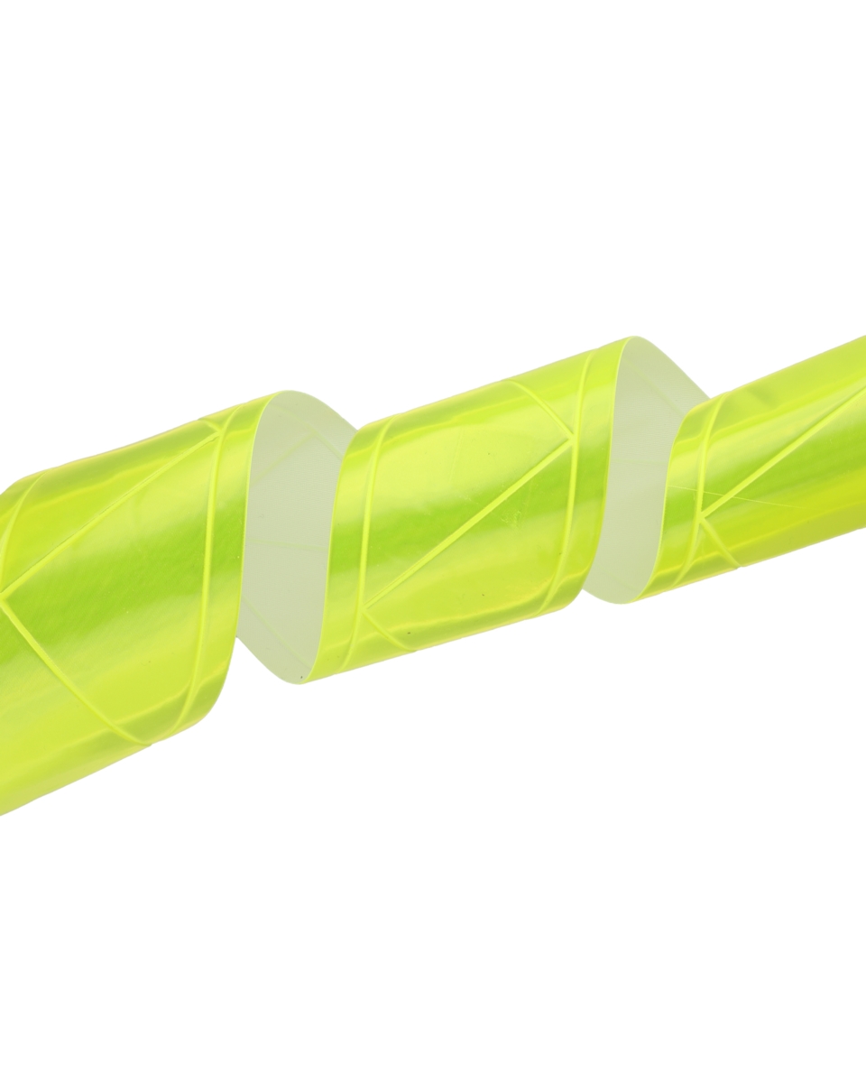 Reflective webbing tape triangles&nbsp50 mm yellow neon&nbsp50   mb