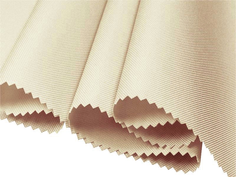 Polyester fabric Oxford 600d pu*2 waterproof (122) light beige 160 cm
