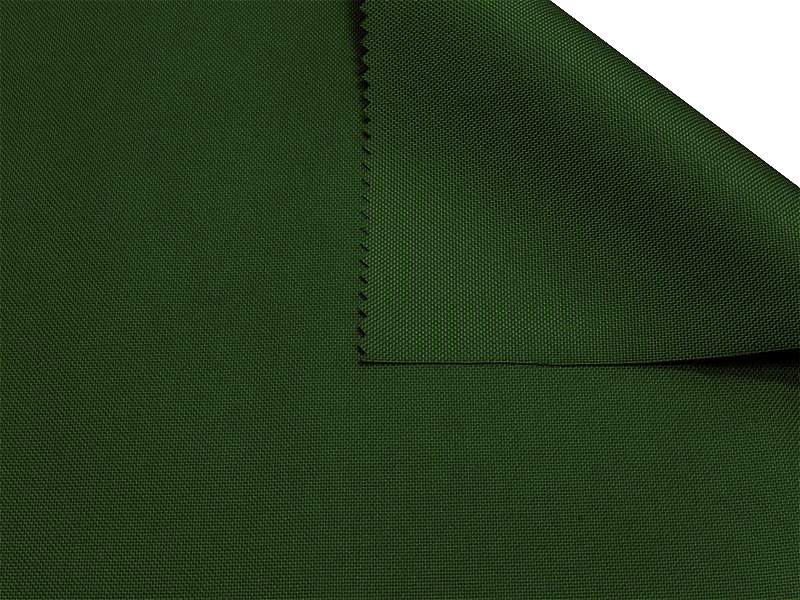 Polyester fabric Oxford 600d pu*2 waterproof (153) dark green 160 cm