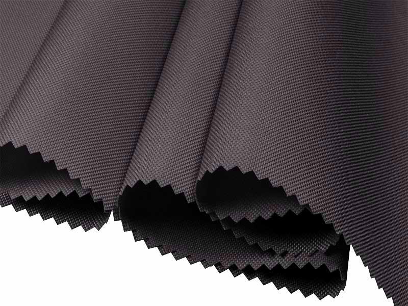 Polyester fabric Oxford 600d pu*2 waterproof (155) grey 160 cm