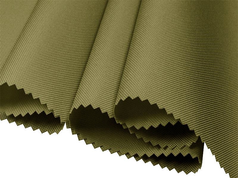 Polyester fabric Oxford 600d pu*2 waterproof (170) olive green 160 cm