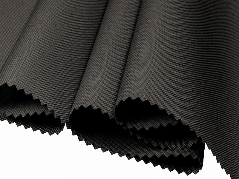Polyester fabric Oxford 600d pu*2 waterproof (301) graphite 160 cm