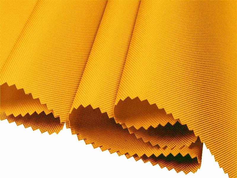 Polyester-stoff Oxford 600d pu-beschichtet (506) Gelb 160 cm 50 lm