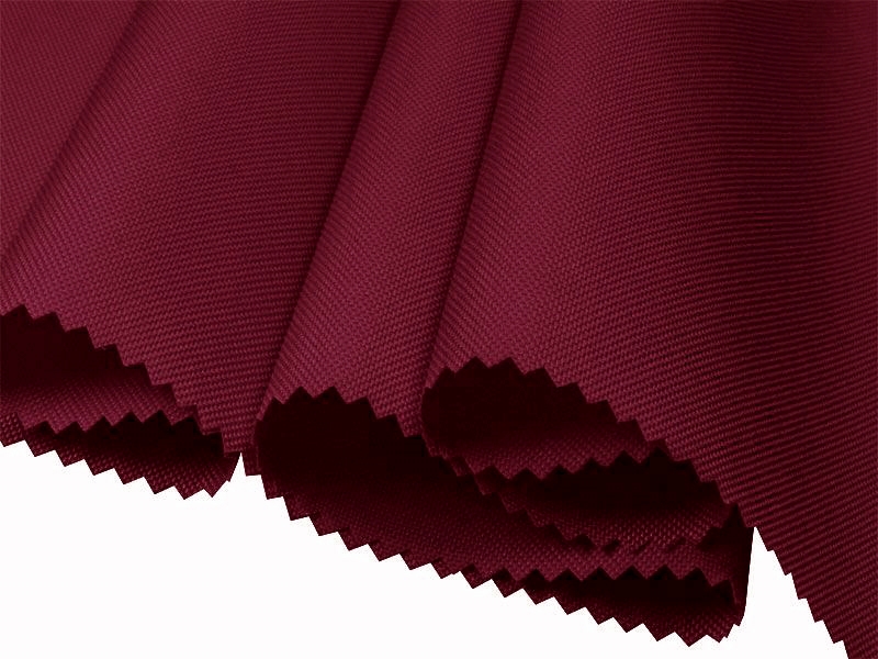 Polyester-stoff Oxford 600d pu-beschichtet (525) Rotwein 160 cm 50 lm