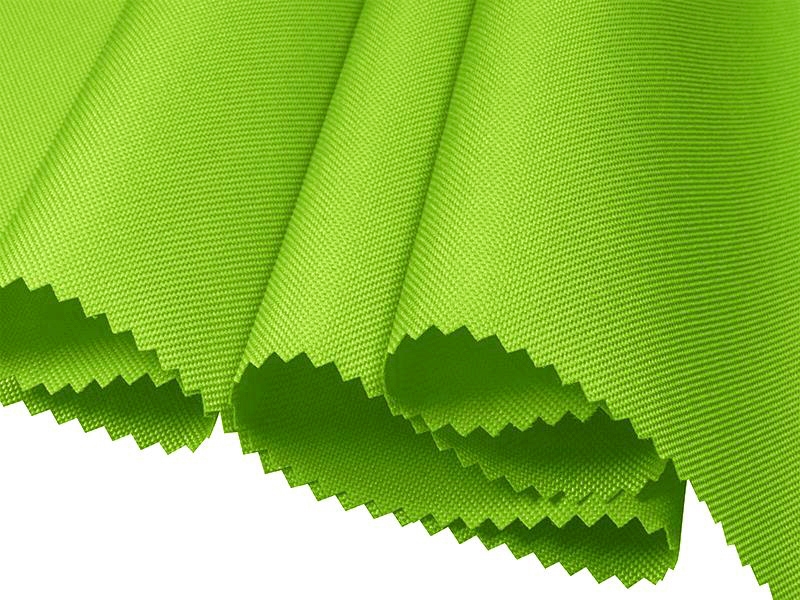 Polyester fabric Oxford 600d pu*2 waterproof (1001) neon green 160 cm