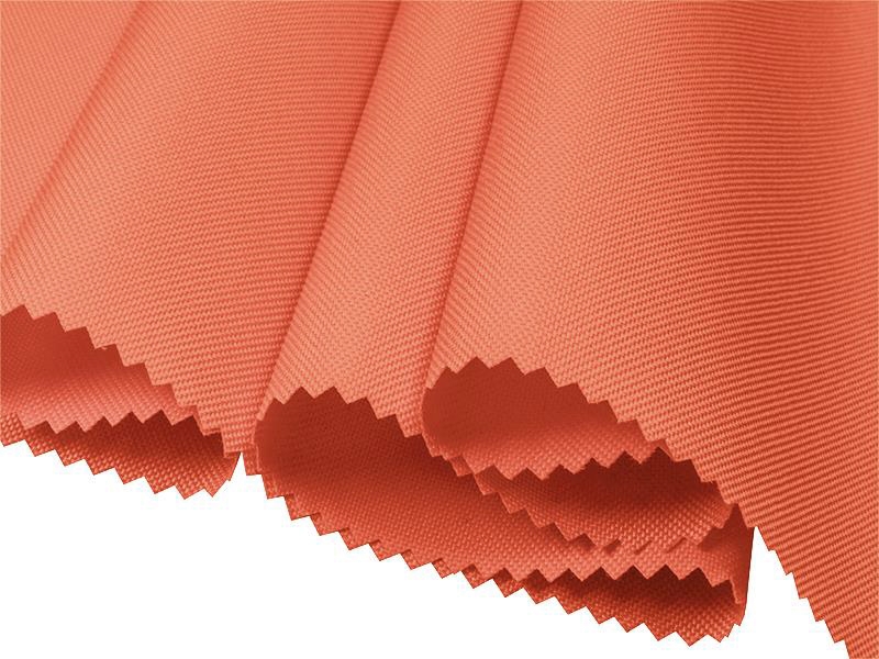 Polyester fabric Oxford 600d pu*2 waterproof (136) orange 160 cm