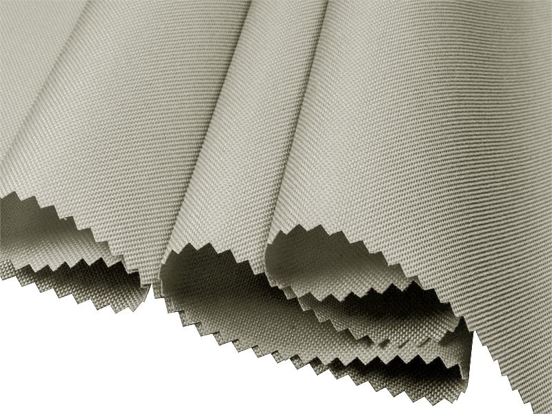 Polyester fabric Oxford 600d pu*2 waterproof (032) light grey 160 cm