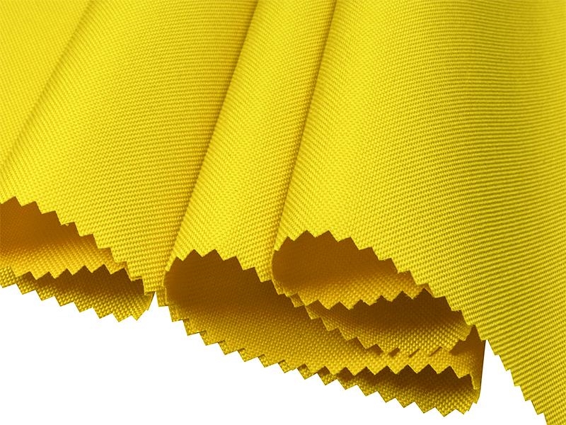 Polyester-stoff Oxford 600d pu-beschichtet (611) Hellgelb 160 cm 50 lm