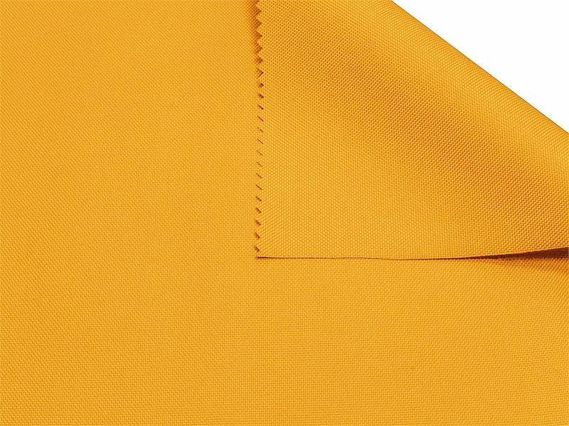 Polyester fabric Oxford 600d pu*2 waterproof (056) yellow 160 cm