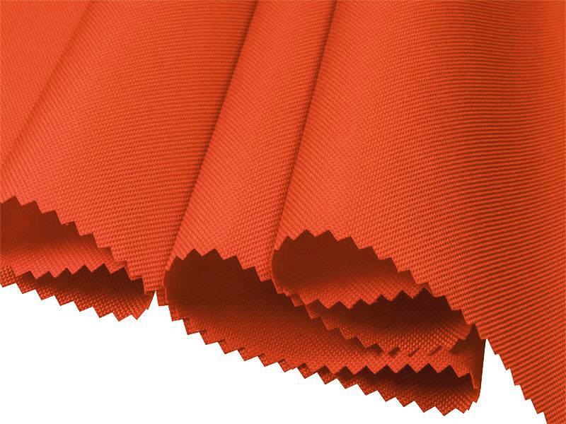 Polyester fabric Oxford 600d pu*2 waterproof (053) orange 160 cm