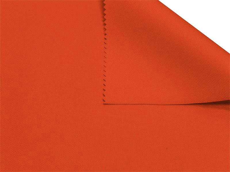 Polyester fabric Oxford 600d pu*2 waterproof (053) orange 160 cm
