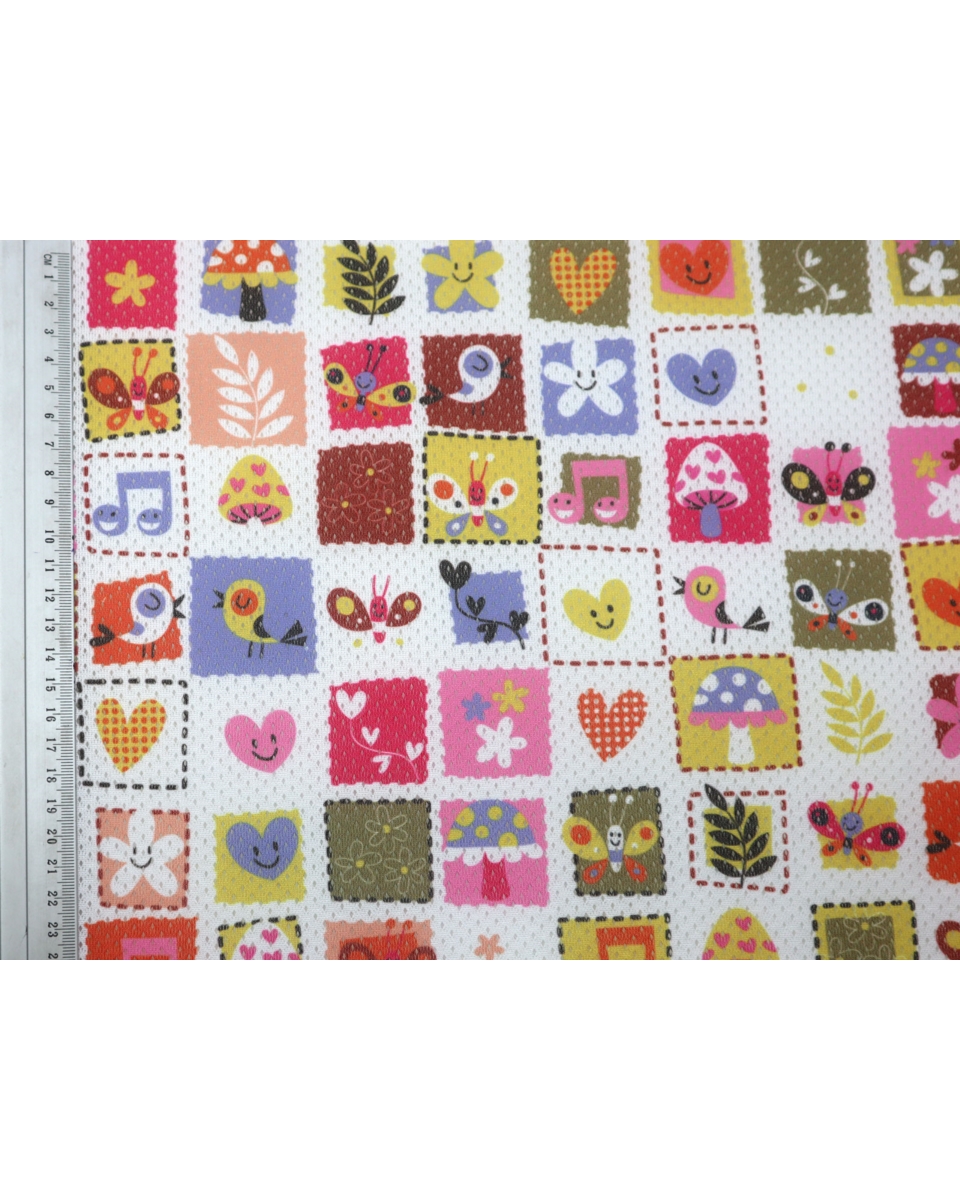 KNITTED MESH PATTERN 4/13 600 G/M2