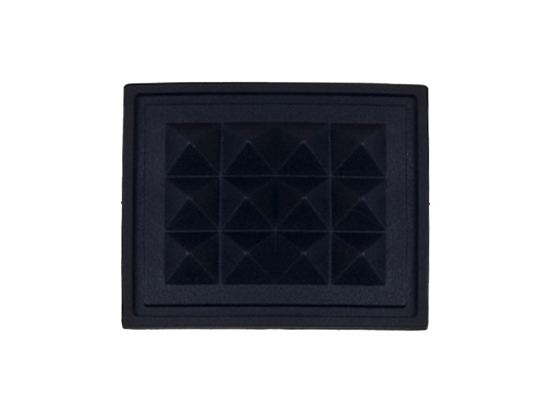 Small luggage foot stand 53/44 mm black 500 pcs