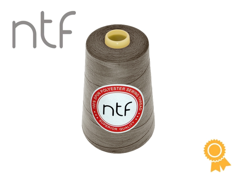 Nici poliestrowe NTF 120 (40/2)  szary A 851 5000 yd