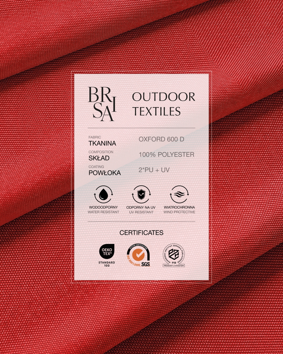 Polyester fabric Oxford 600d UV pu*2 waterproof (620) red 160 cm Polyester fabric Oxford 600d UV pu*2 waterproof (620) red 160 cm