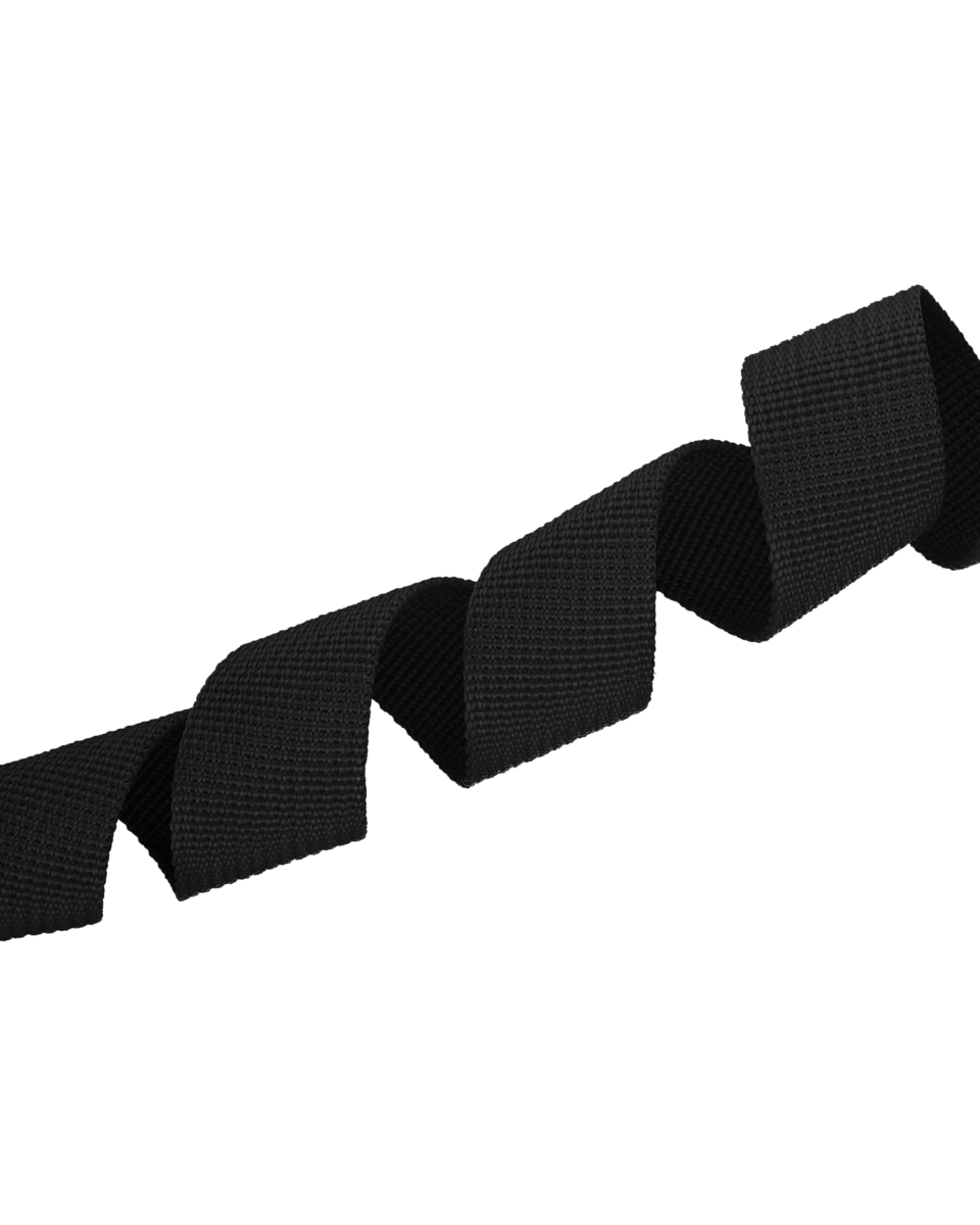 TRAGBAND P10 25 MM SCHWARZ 580 PES  