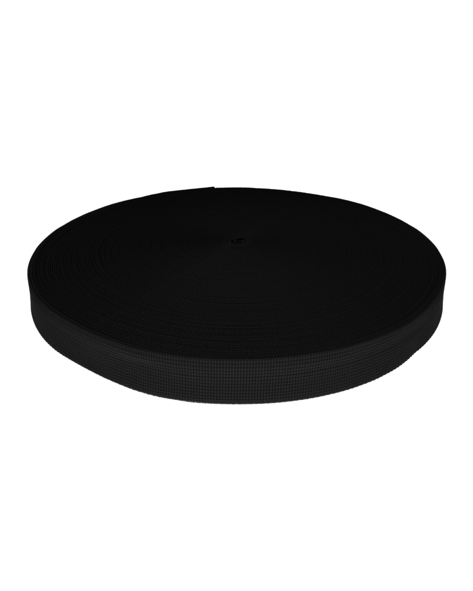 TRAGBAND P10 25 MM SCHWARZ 580 PES  