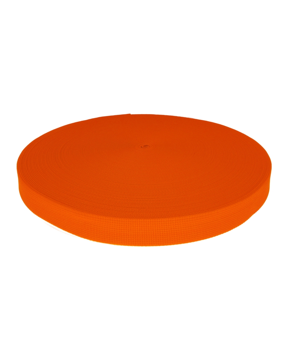 WEBBING TAPE P10 25 MM ORANGE NEON 1002 PES  