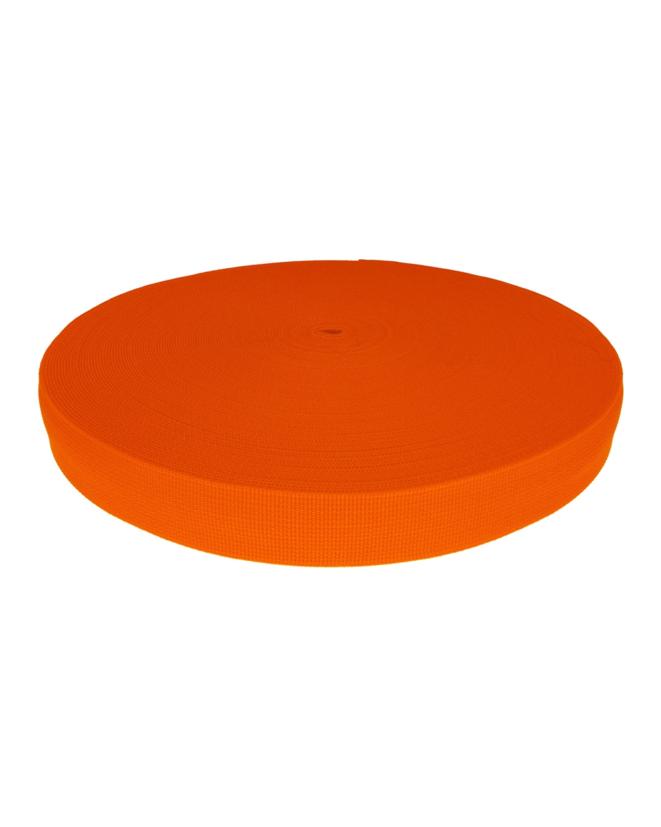 Taśma nośna poliestrowa P10 30 mm pomarańczowa neon