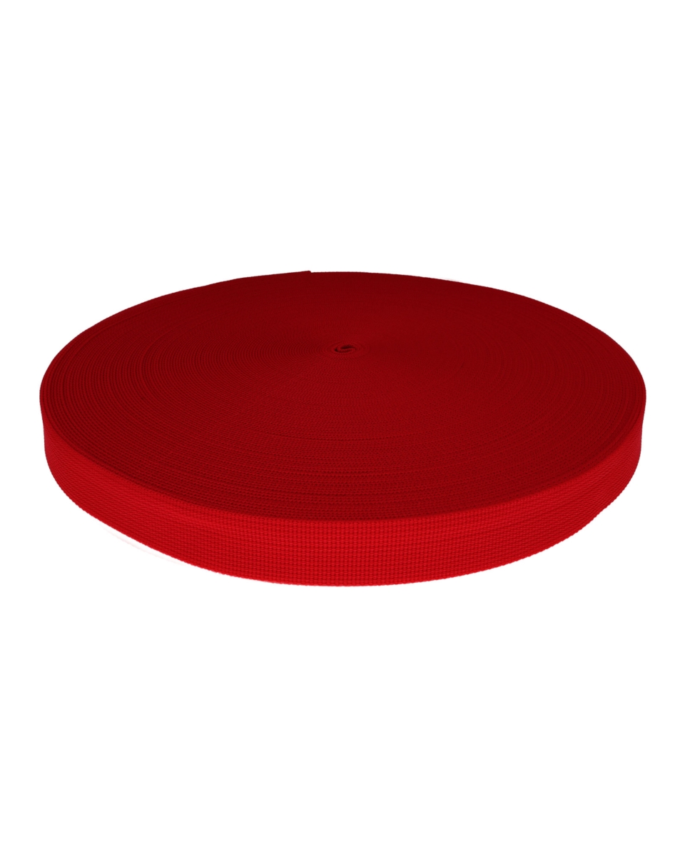 WEBBING TAPE P10 25 MM RED 171 PES  