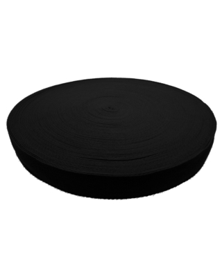 Taśma nośna polycotton 1,4 mm czarna (A 580)