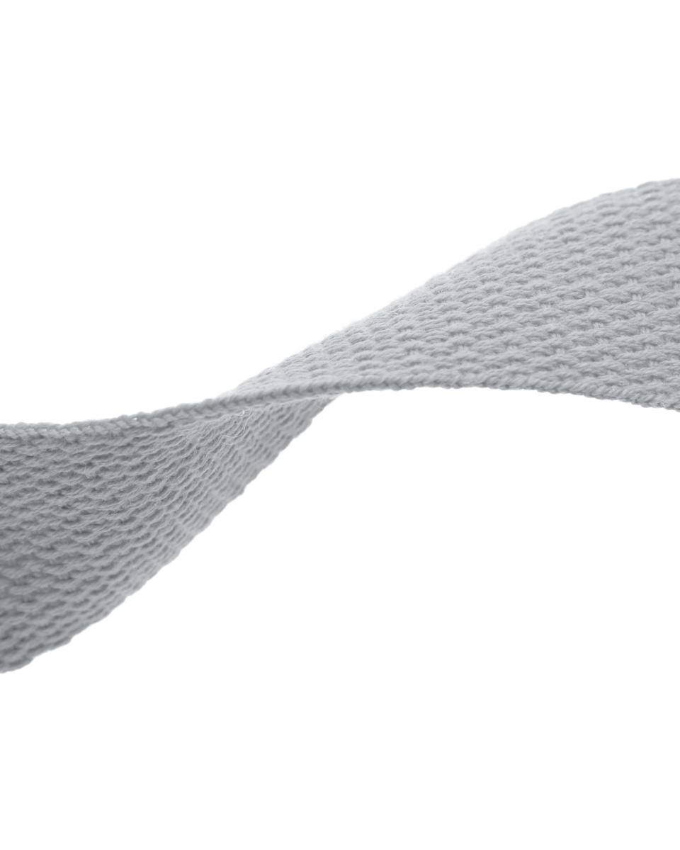Polycotton webbing 1,4 mm grey 134 pp 50 yd